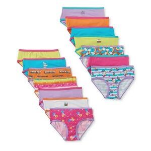 Wonder Nation Girls Hipster Cotton Underwear 14-Pack, Size 14